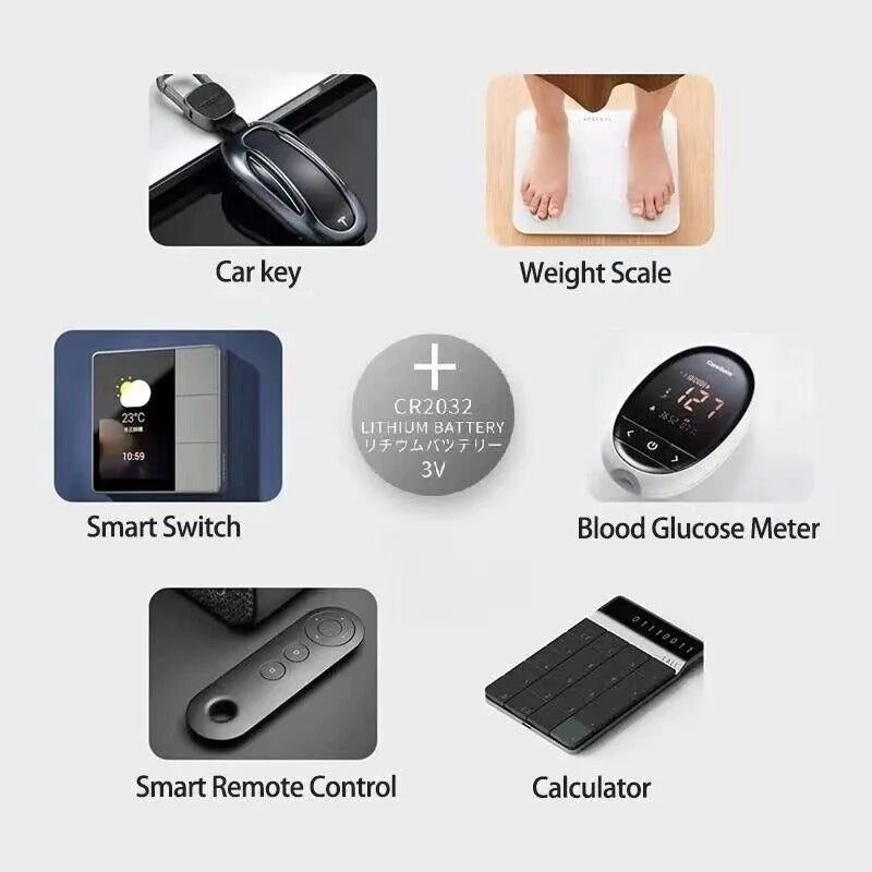 CR2032 3V Lithium Battery 5/10/20 pack