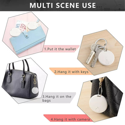 Bluetooth Mini GPS Tracker 2 pack Key Tag Device