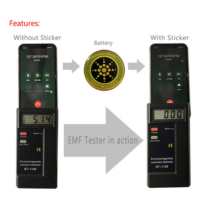 Quantum 12 pack Anti-Radiation Shield – 5G EMF Protection Stickers