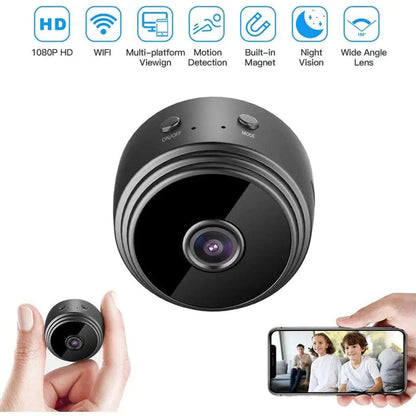Wireless Smart Security Cam - WiFi Mini Camera 1080P