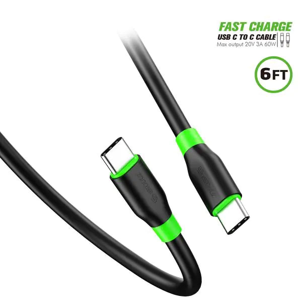 Thunderbolt 3FT USB C Fast Charging Cable