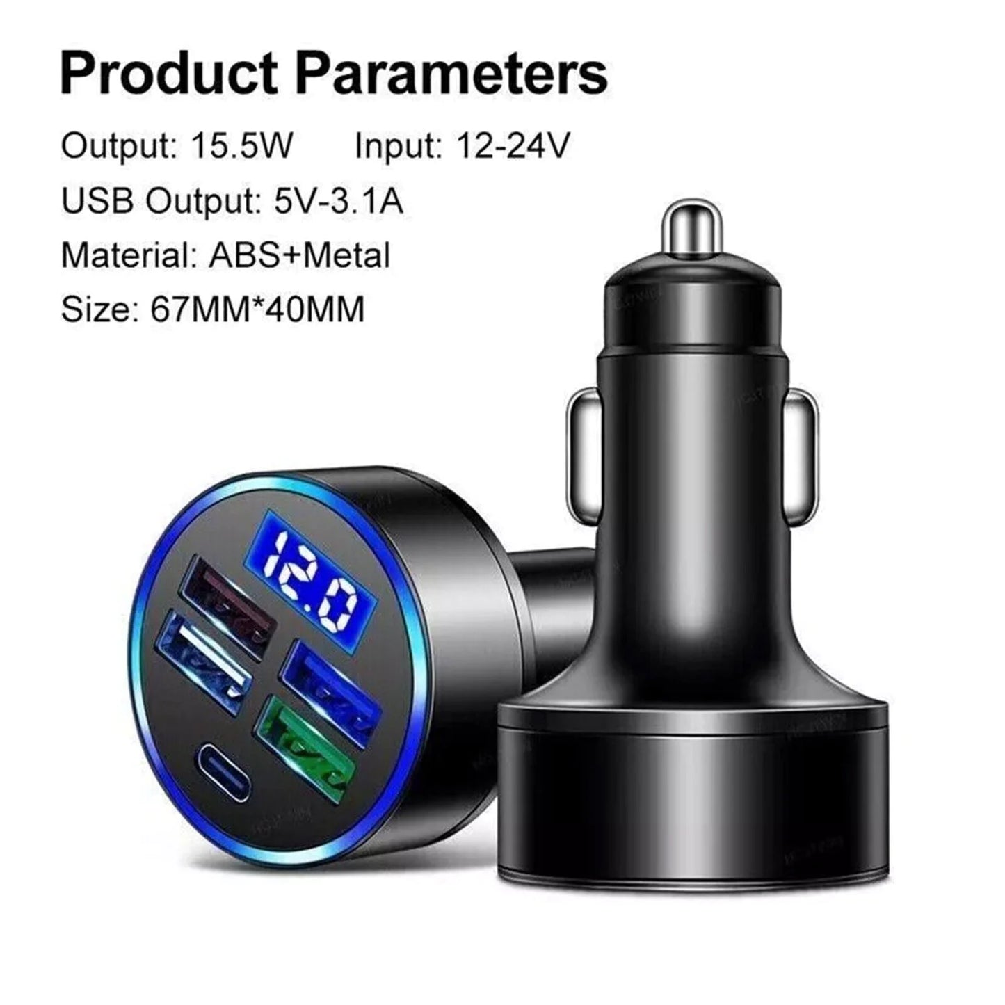 Car Charger Adapter 5 USB Port
