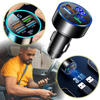 Car Charger Adapter 5 USB Port