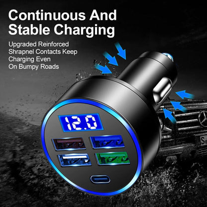 Car Charger Adapter 5 USB Port