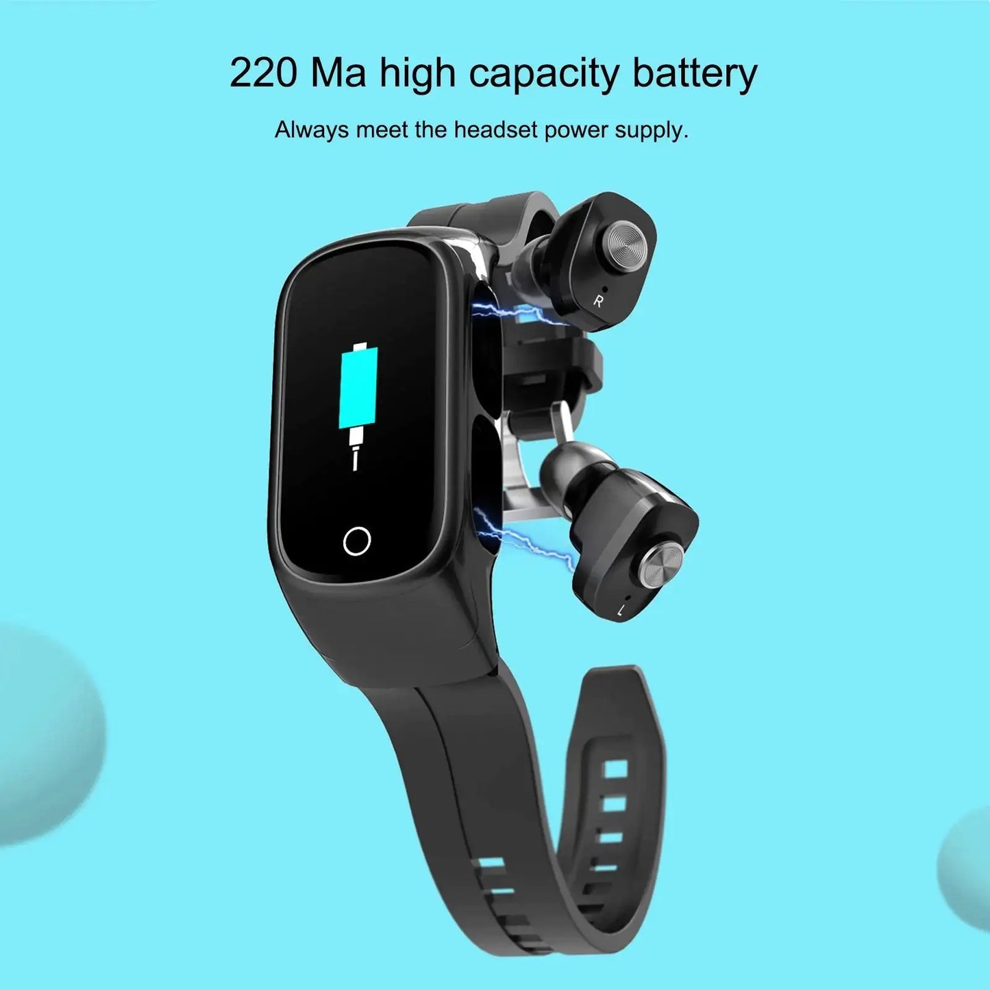 2-In-1 Smart Watch & Earbuds