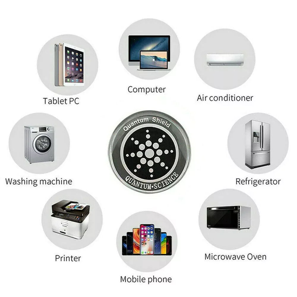 Quantum 12 pack Anti-Radiation Shield – 5G EMF Protection Stickers