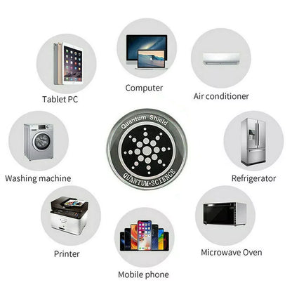 Quantum 12 pack Anti-Radiation Shield – 5G EMF Protection Stickers