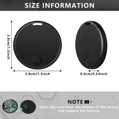 Bluetooth Mini GPS Tracker 2 pack Key Tag Device